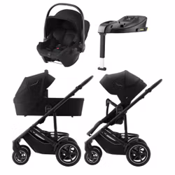 Britax Römer Smile 5Z Duovagn + Babyskydd Baby-Safe Core med bas