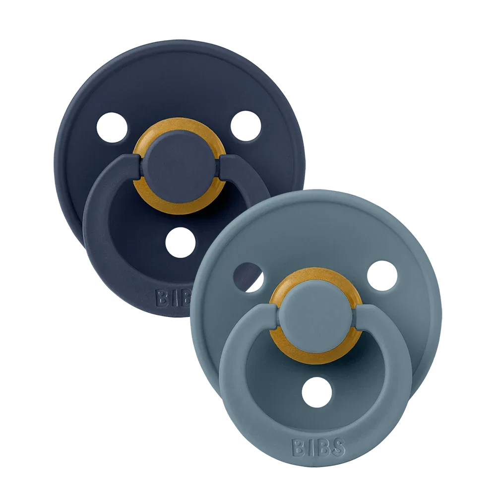 BIBS Colour Nappar 2-pack - Blue/Blue Steel