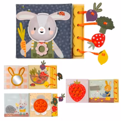 Kopia Taf Toys Babys 1st Busy Book - Bebis första aktivitetsbok