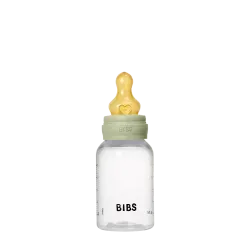 BIBS Baby BPA-Free PP Flaskset Nappflaska 150 ml Latex Slow Flow - Sage