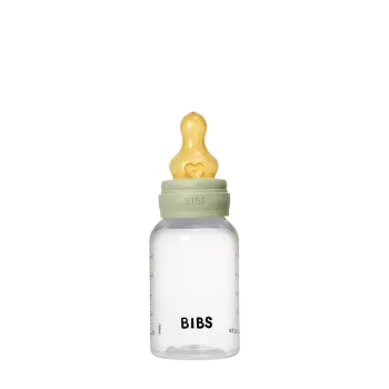 BIBS Baby BPA-Free PP Flaskset Nappflaska 150 ml Latex Slow Flow - Sage