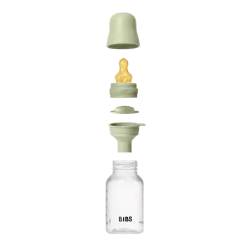 BIBS Baby BPA-Free PP Flaskset Nappflaska 150 ml Latex Slow Flow - Sage