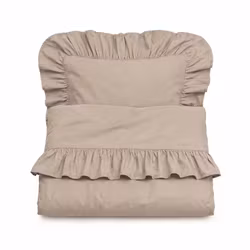 Mini Dreams Vintage Volang Påslakan Khaki Vagn/Vagga & Spjälsäng