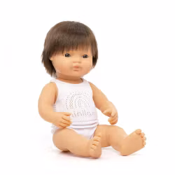 Miniland Docka 38 cm Brunett