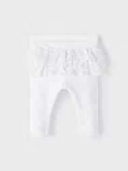 Name It Byxa - NBFFAUSIA LEGGING Bright White