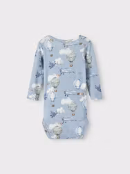 Name It Body -  NBMHOBBIE LS BODY Dusty Blue