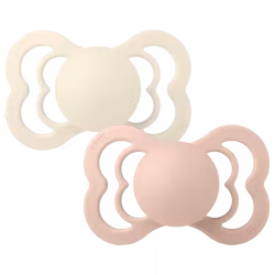 BIBS Supreme 2-pack Silicone Ivory/Blush