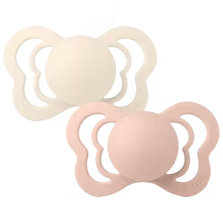BIBS Counture 2-pack Silicone Ivory/Blush