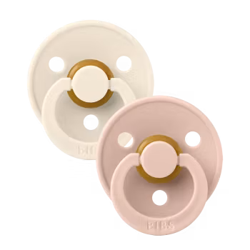 BIBS Colour 2-pack Latex Ivory/Blush