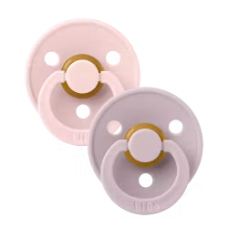 BIBS Colour 2-pack Latex Blossom/Dusky Lilac