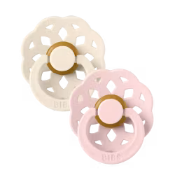 BIBS Boheme 2-pack Latex Ivory/Blossom
