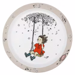 Rätt Start - Lotta på Bråkmakargatan Tallrik Flat med Kant