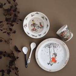 Rätt Start - Lotta på Bråkmakargatan Tallrik Flat med Kant