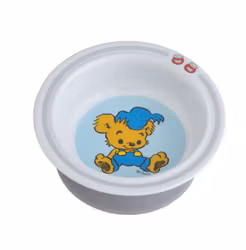 Rätt Start - Sugkoppsskål Bamse Vit/Blå