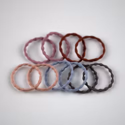 Busy Lizzie - Hårsnoddar Dusty Pastels