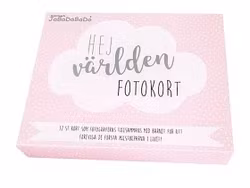 JaBaDaBaDo - Milstolpskort Rosa