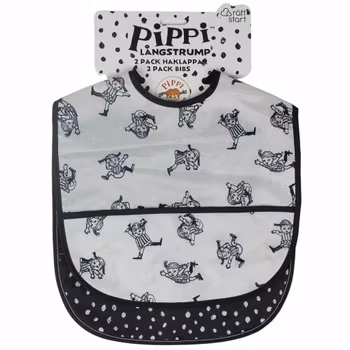 Rätt Start Pippi på cirkus Haklapp 2-pack