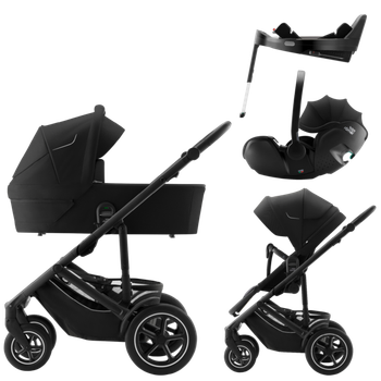 Britax Römer Smile 5Z Duovagn + Babyskydd Baby-Safe Pro med Vario base