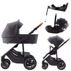 Britax Römer Smile 5Z Duovagn + Babyskydd Baby-Safe Pro med Vario base