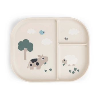 Done By Deer - Foodie compartment plate Tiny Farm