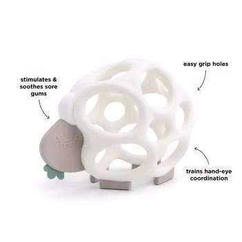 Done By Deer - Grip & teether toy Sheepy Sand