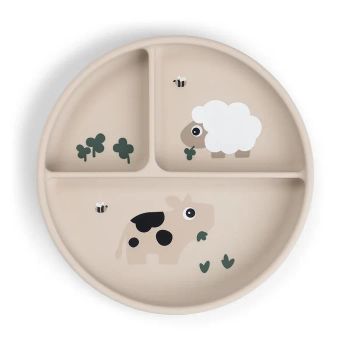 Done By Deer - Stick & stay compartment plate