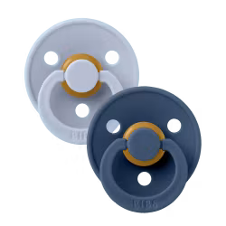 BIBS Colour 2-pack Latex Dusty Blue/Steel Blue