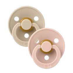 BIBS Colour 2-pack Latex Vanilla/Blush