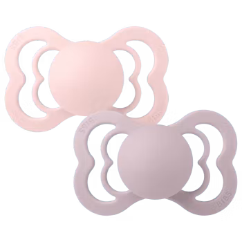 BIBS Supreme 2-pack Silicone Blossom/Dusky Lilac