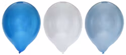 Hisab/Joker Balloons Metallic blue mix 12" 8p - Ballonger