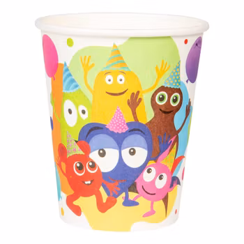Hisab/Joker Paper cups Babblarna 8p - Engångsmuggar