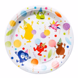 Hisab/Joker Paper plate Babblarna 23 cm, 8p - Engångstallrik