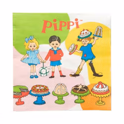 Hisab/Joker Paper Napkins Pippi Långstrump 33*33 cm 16p - Servetter