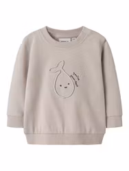 Name It - NBNOPERRY LS LIGHT SWEAT Chateau Gray