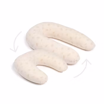 Doomo - Twisty 2-in-1 - Gravidkudde/Amningskudde Latte