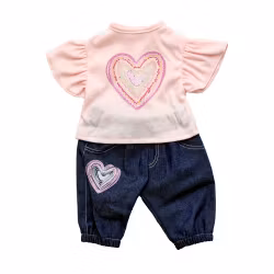 Micki - Jeans och T-shirt - Dockkläder 41-46 cm