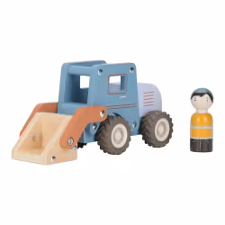 Little Dutch - Bulldozer med träfigur