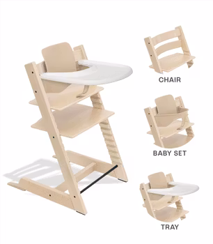 Stokke Tripp Trapp Bundle - Paket med stol, babyset och bricka