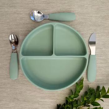 Summerville - Tallrik delad silikon