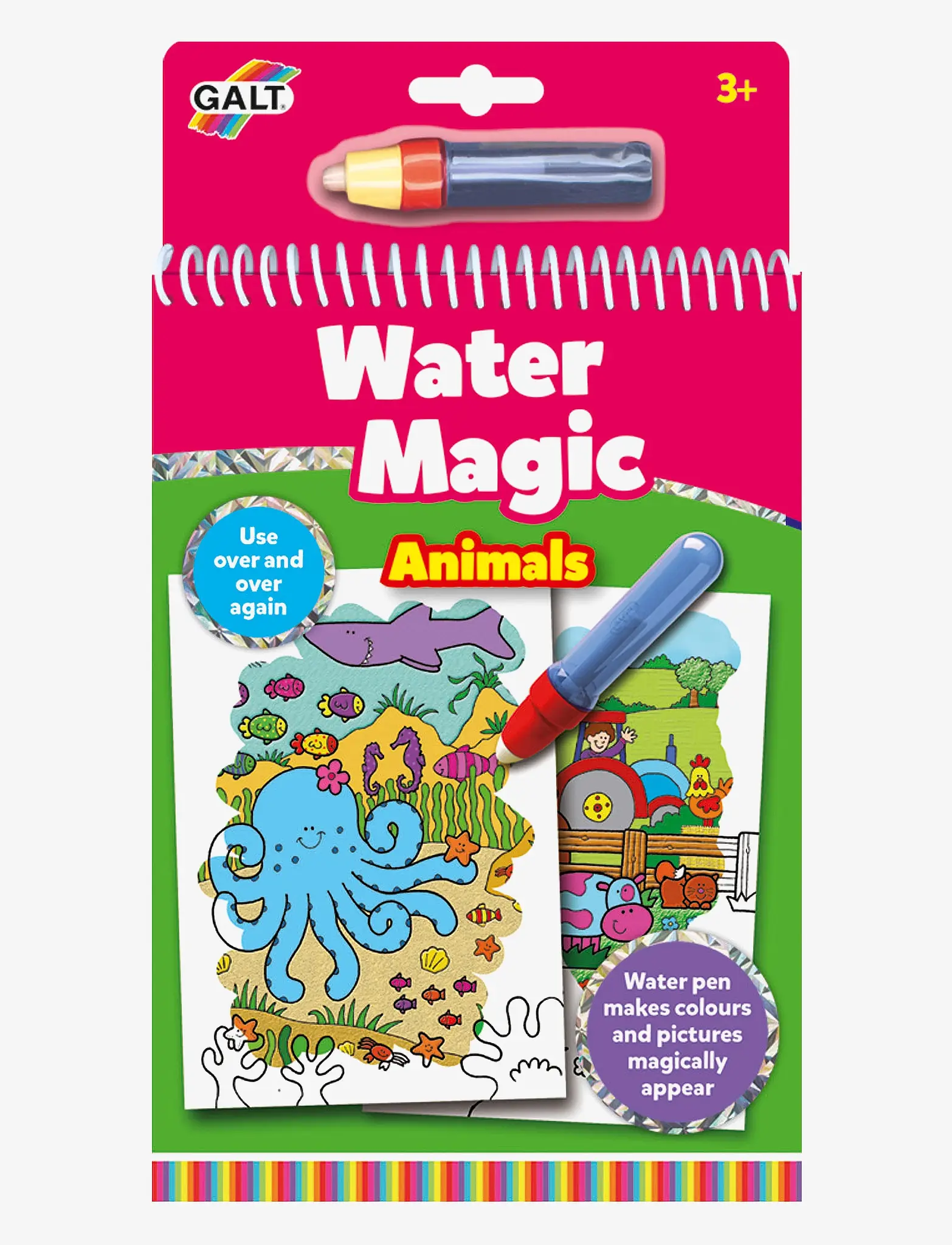Galt Water Magic Målarbok olika motiv