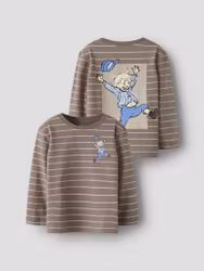 Name It NMMOLLE EMIL LS NREG TOP Walnut Emil i Lönneberga Tröja