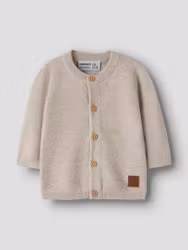 NBMJEFFREY LS KNIT CARD Peyote Melange Kofta