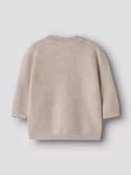 NBMJEFFREY LS KNIT CARD Peyote Melange Kofta