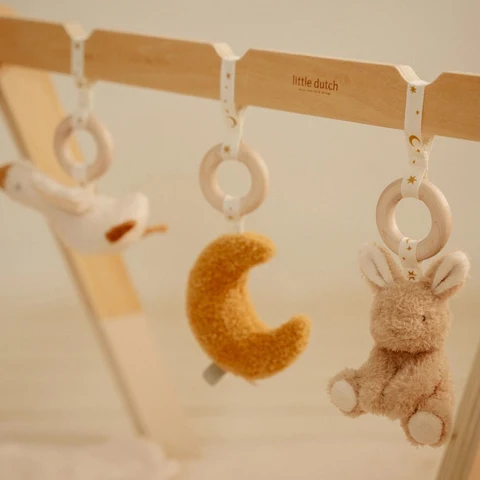 Little Dutch Newborn Neutrals Babygym i trä