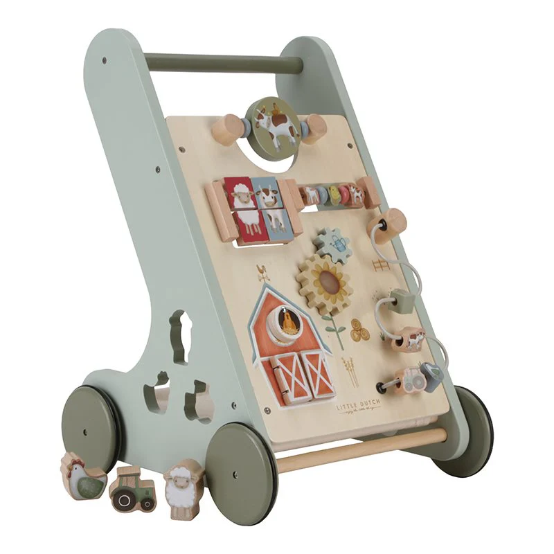 Little Dutch - Little Farm Multi-activity Baby Walker / Lära gå vagn