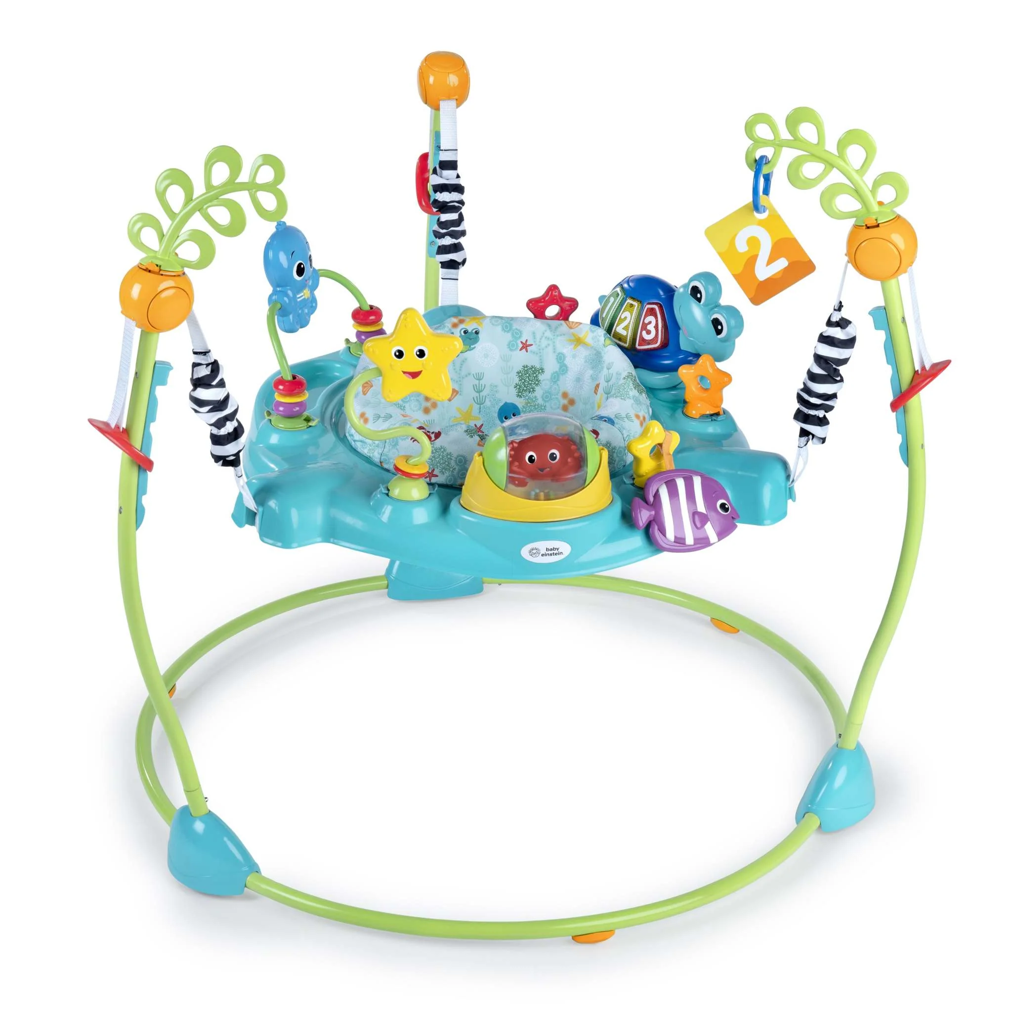 Baby Einstein Ocean Explorers Curiosity Cove – 2-i-1 Aktivitets hoppgunga