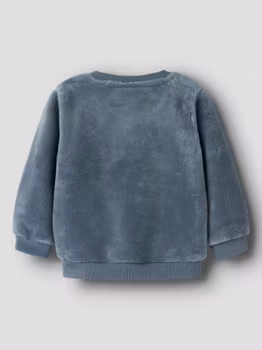 Name It NBMOLIWER LS TEDDY Blue Mirage Tröja