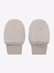 HUTTEliHUT Vantar i ullfleece – Camel Melange