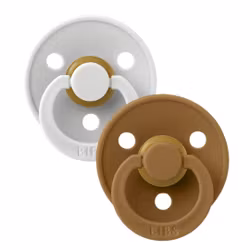 BIBS Colour 2-pack Haze/Caramel