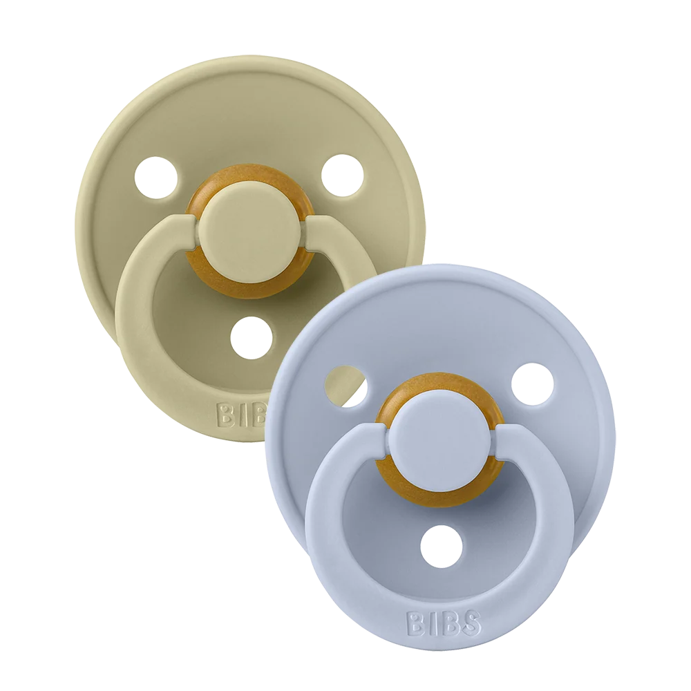 BIBS Colour 2-pack Khaki/Dusty Blue